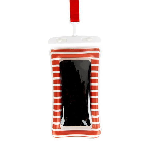 alvi Wasserdichte Hülle Phone Hut Farbe rot, Schwimmend Großes Fassungsvermögen Halsband zum Umhänge
