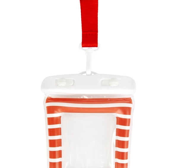 alvi Wasserdichte Hülle Phone Hut Farbe rot, Schwimmend Großes Fassungsvermögen Halsband zum Umhänge