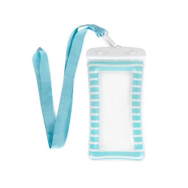 alvi Water-resistant case Phone Hut Turquoise colour Floating Large capacity Includes lanyard to att