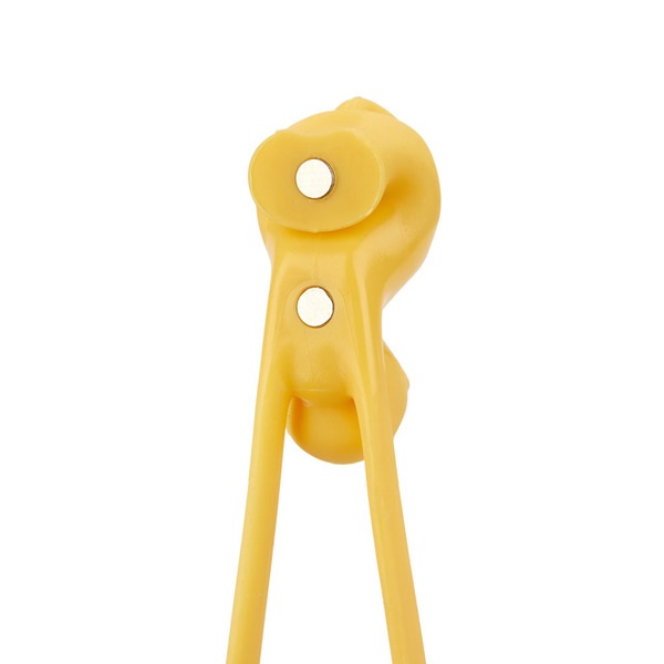 Balvi Pinza tostadora Meow Color Naranja Imanes incluidos Pinza antiquemaduras Plástico PP