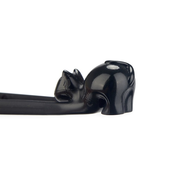 Balvi - Meow Balvi Toaster tongs Meow Black colour Magnets included Anti-burn clamp PP plastic