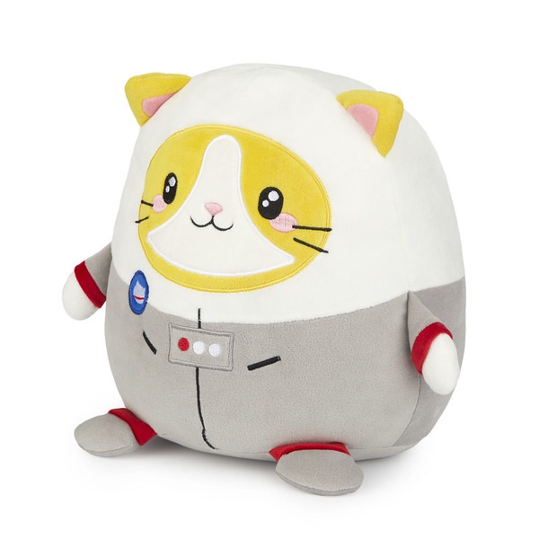 Balvi Cojín Astrocat Color Gris y Blanco Un cojín de gato astronauta Poliéster