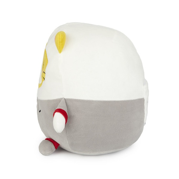 Balvi Cojín Astrocat Color Gris y Blanco Un cojín de gato astronauta Poliéster