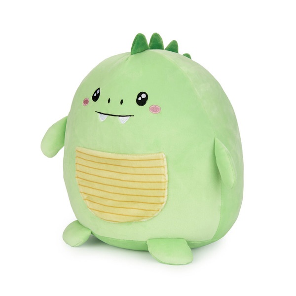 Balvi Cojín Dinoz Color Verde Cojín con forma de dinosaurio Poliéster