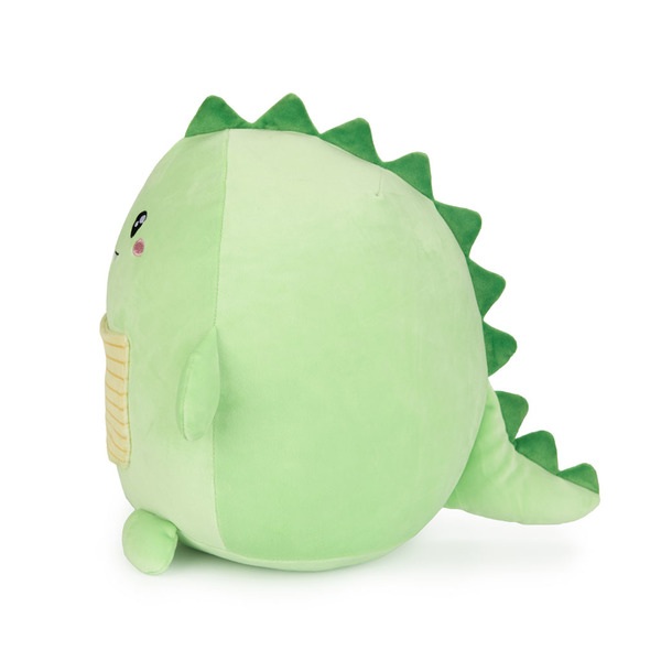 Balvi Cojín Dinoz Color Verde Cojín con forma de dinosaurio Poliéster