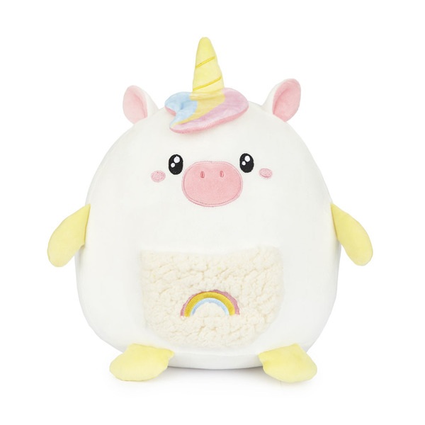 Balvi Kissen Unicorn Farbe Weiß oder Mehrfarbig Kissen in Form eines Einhorns Aus Polyester