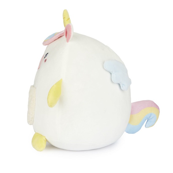Balvi Kissen Unicorn Farbe Weiß oder Mehrfarbig Kissen in Form eines Einhorns Aus Polyester