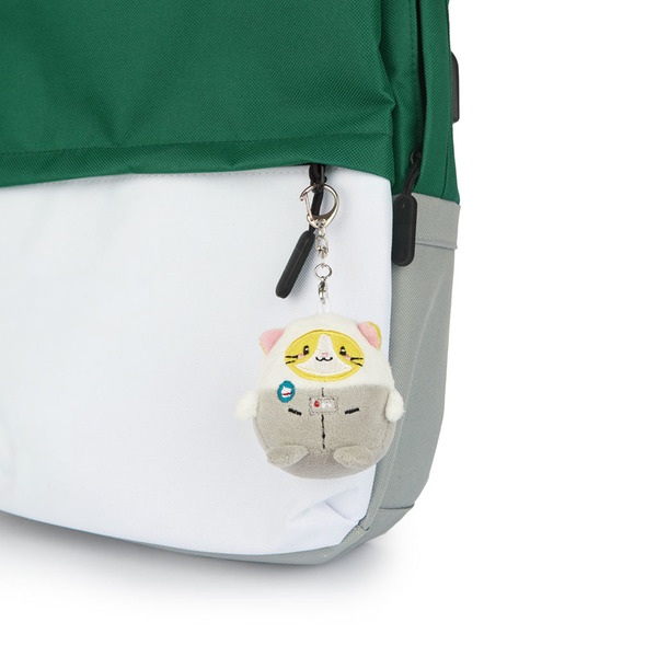 Balvi Porte-clé Astrocat Couleur Gris blanc Un porte-clé chat astronaute Métal/toile
