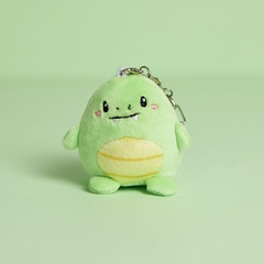 alvi Schlüsselanhänger Dinoz Farbe Grün Schlüsselanhänger in Form eines Dinosauriers Aus Metall/Stof