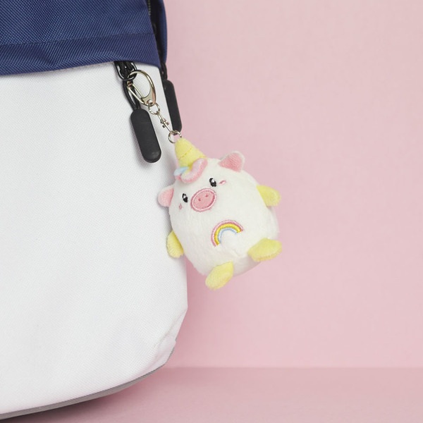 Balvi Llavero Unicorn Color Blanco Llavero con forma de unicornio Metal/tela