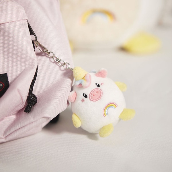 Balvi Llavero Unicorn Color Blanco Llavero con forma de unicornio Metal/tela
