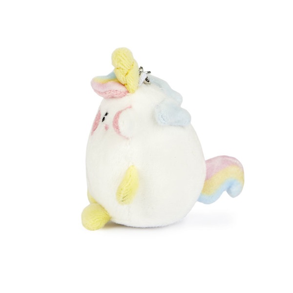 Balvi Llavero Unicorn Color Blanco Llavero con forma de unicornio Metal/tela