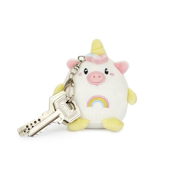 Balvi Llavero Unicorn Color Blanco Llavero con forma de unicornio Metal/tela