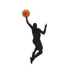Balvi Bookmark Slam Dunk Black, Orange colour Inspired by the sport of basketball PVC