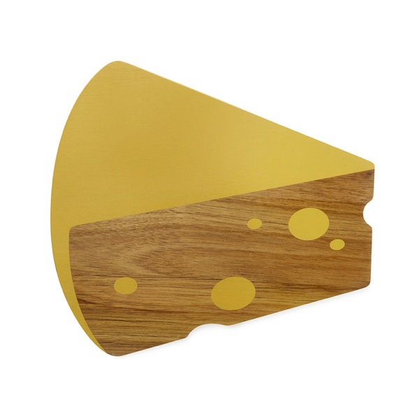 Balvi Cheese board Maasdam Brown Yellow colour Cheese wedge design Wood 1,8x28x30 cm