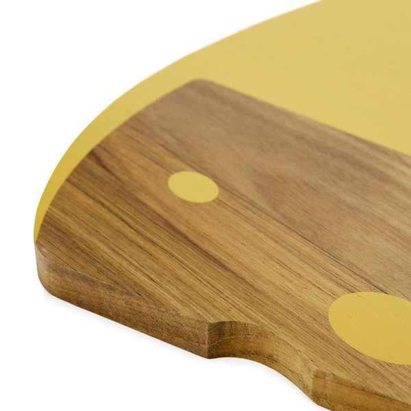 Balvi Cheese board Maasdam Brown Yellow colour Cheese wedge design Wood 1,8x28x30 cm
