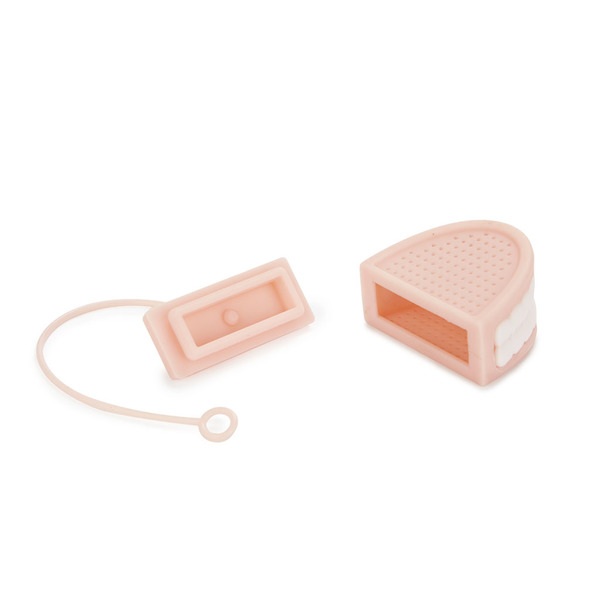 Balvi Infusor té TEAth Color Rosa Simula una prótesis dental Silicona