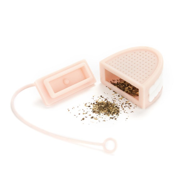 Balvi Infusor té TEAth Color Rosa Simula una prótesis dental Silicona