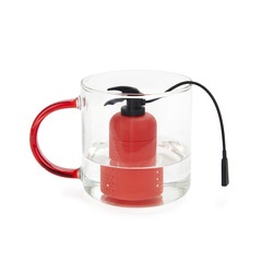 Balvi Tea infuser ExtTEAnguisher Red colour Simulates a fire hydrant Silicone