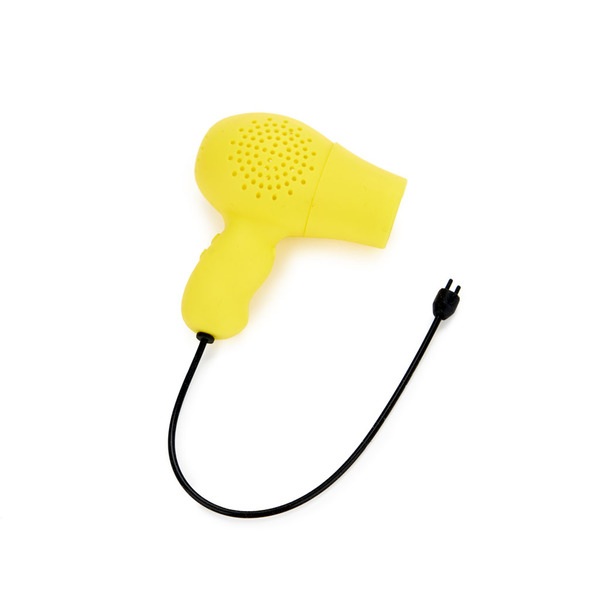 Balvi Tea infuser ElectriciTEA Yellow colour Simulates a hair dryer Silicone