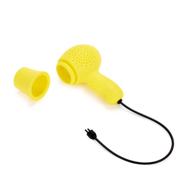 Balvi Tea infuser ElectriciTEA Yellow colour Simulates a hair dryer Silicone