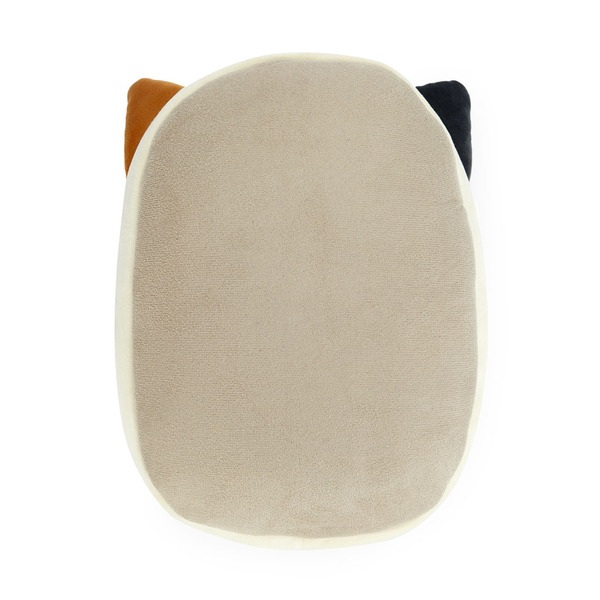 alvi Chauffe pied Kitty Calico Couleur Blanc et marron Un chat qui vous garde au chaud Polyester 20x