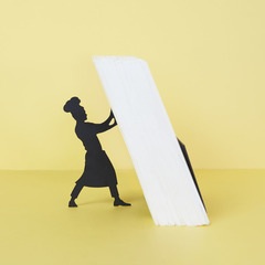 alvi Porte-serviettes Too Many Napkins Couleur Noir Convient pour différentes tailles et formes Méta