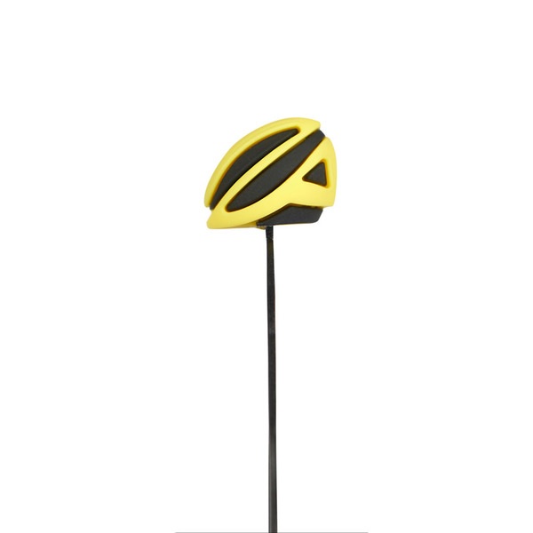 Balvi Segnalibro a forma di Ciclista Colore Nero, Giallo ispirato ai ciclisti e alla natura PVC