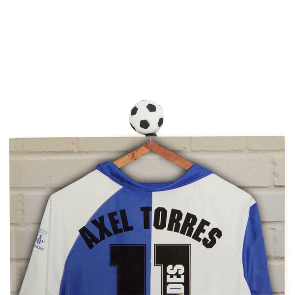 Balvi Marcapáginas Bicycle Kick Color Negro/blanco Inspirado en el deporte fútbol Plástico