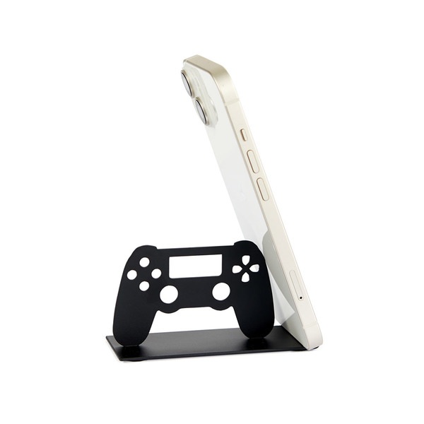 Balvi Smartphone-Halter Joypad Farbe Schwarz Freisprecheinrichtung für Mobiltelefone Aus Metall