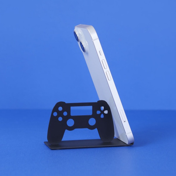 Balvi Smartphone-Halter Joypad Farbe Schwarz Freisprecheinrichtung für Mobiltelefone Aus Metall