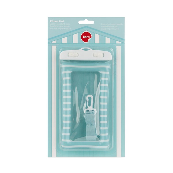 alvi Water-resistant case Phone Hut Turquoise colour Floating Large capacity Includes lanyard to att