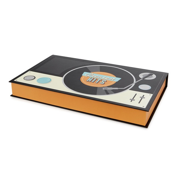 alvi Jeu de backgammon Greatest Hits Couleur Bleu orange Le jeu backgammon en version musicale Bois/