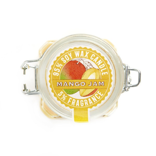 Balvi Bougie parfumée Farm Fresh Couleur Jaune Design de pot de confiture