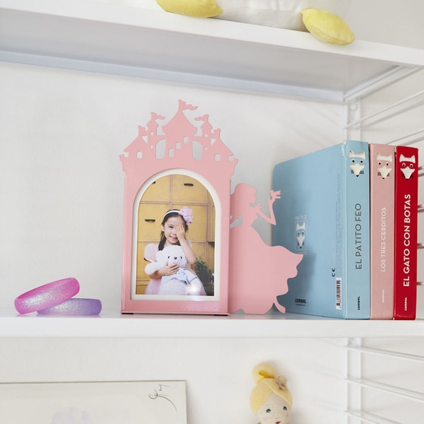 Balvi Marco Faity Tale Color Rosa Enmarca las historias y recuerdos favoritos Metal 10x15 cm