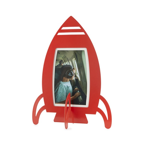 alvi Cornice Rocket Colore Rosso Incornicia le tue storie e i tuoi ricordi preferiti Metallo 10x15 c