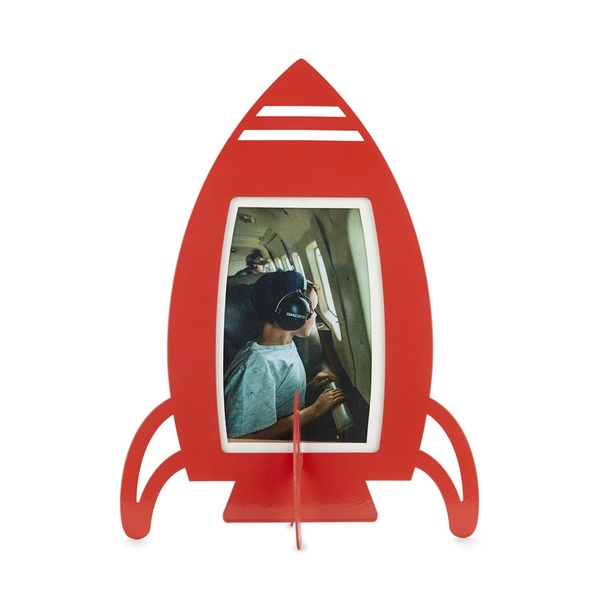 alvi Cornice Rocket Colore Rosso Incornicia le tue storie e i tuoi ricordi preferiti Metallo 10x15 c