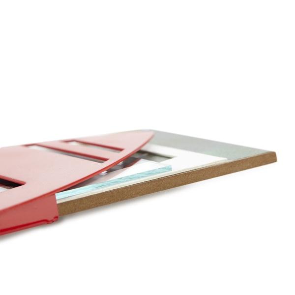 alvi Cornice Rocket Colore Rosso Incornicia le tue storie e i tuoi ricordi preferiti Metallo 10x15 c