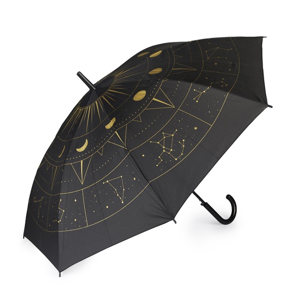Balvi Paraguas Astral Color Negro, Dorado El cielo constelado en tu paraguas Nylon