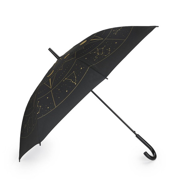 Balvi Paraguas Astral Color Negro, Dorado El cielo constelado en tu paraguas Nylon