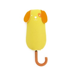 Balvi Parapluie Puppymbrella Couleur Jaune Comprend une housse en néoprène en forme de chien Nylon