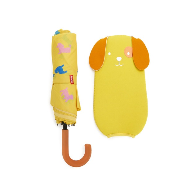 alvi Paraguas Puppymbrella Color Amarillo Paraguas infantil Incluye funda de neopreno con forma de p