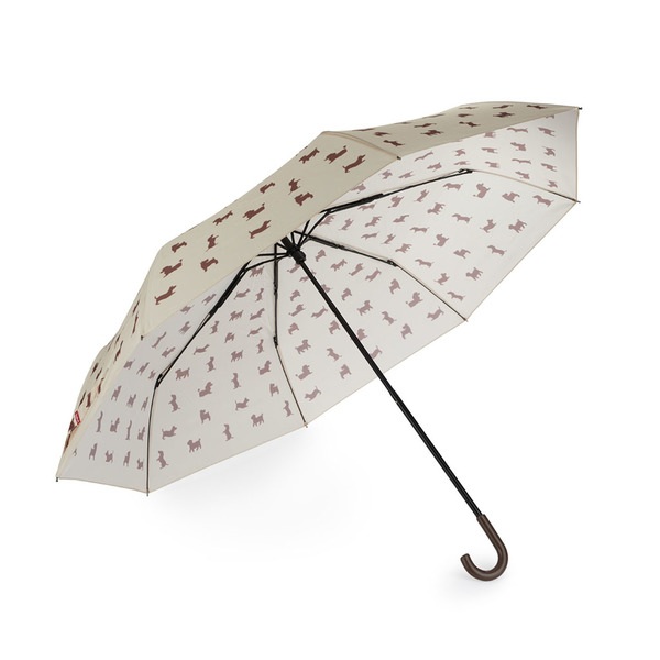 Balvi Parapluie Puppymbrella Couleur Beige Comprend une housse en néoprène en forme de chien Nylon