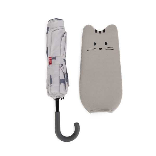 Balvi Paraguas Meowmbrella Color Gris Un diseño con gatos por doquier Nylon