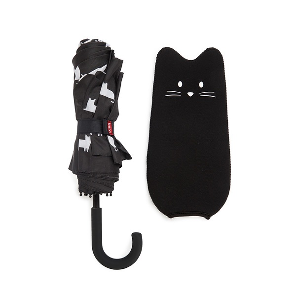 Balvi Paraguas Meowmbrella Color Negro Un diseño con gatos por doquier Nylon