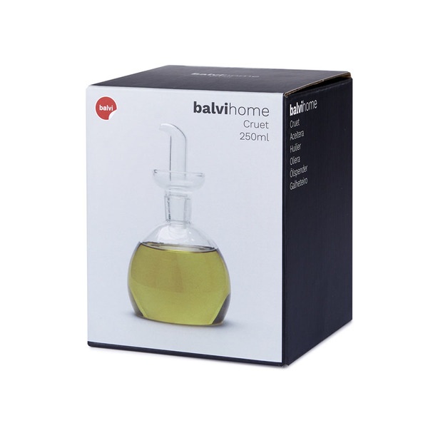 Balvi -  oil cruet of 250 ml capacity made of clear glass
