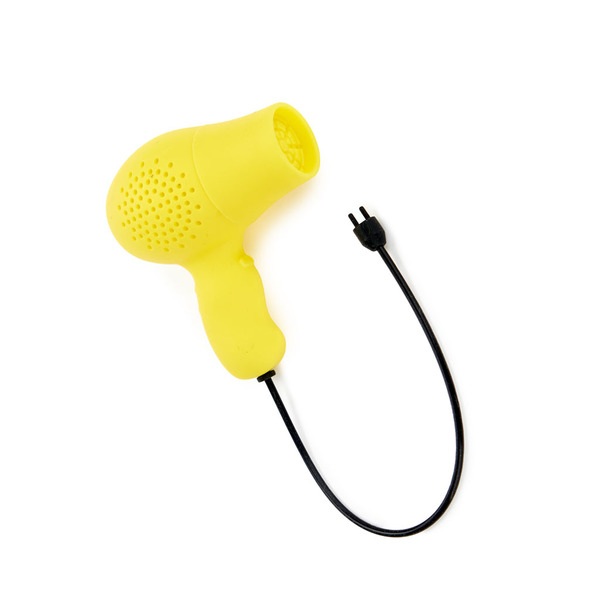 Balvi Tea infuser ElectriciTEA Yellow colour Simulates a hair dryer Silicone