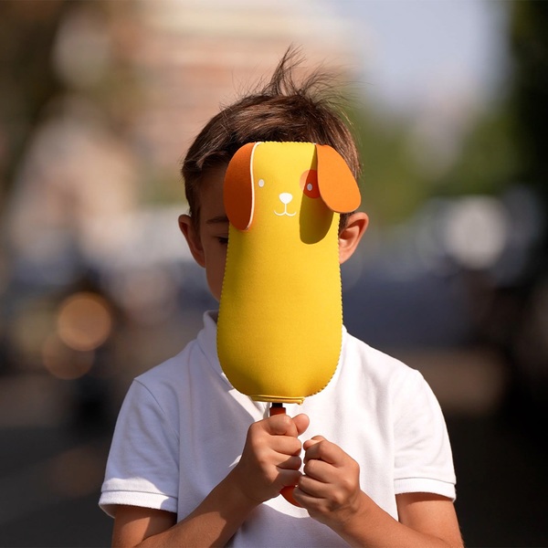 alvi Paraguas Puppymbrella Color Amarillo Paraguas infantil Incluye funda de neopreno con forma de p