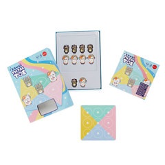 Balvi Juego de mesa Tic Tac Toe Kawaii Un tres en raya inspirado en gatos Kawaii Plástico