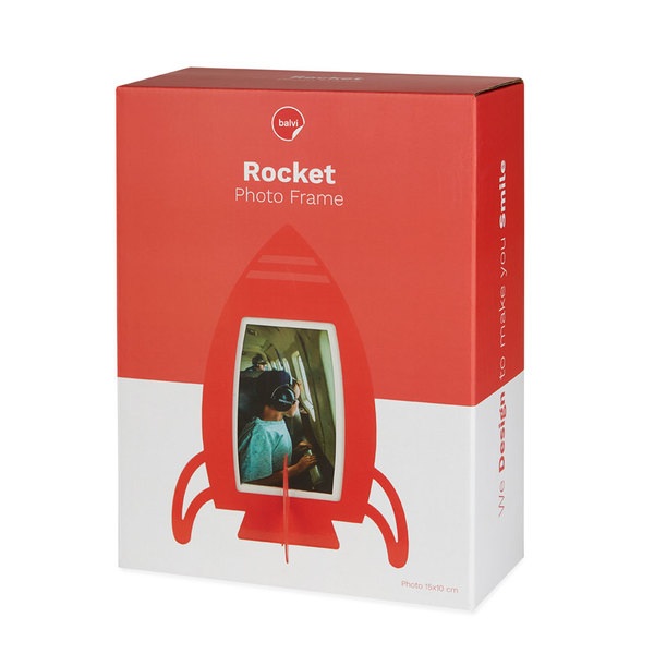 alvi Cornice Rocket Colore Rosso Incornicia le tue storie e i tuoi ricordi preferiti Metallo 10x15 c